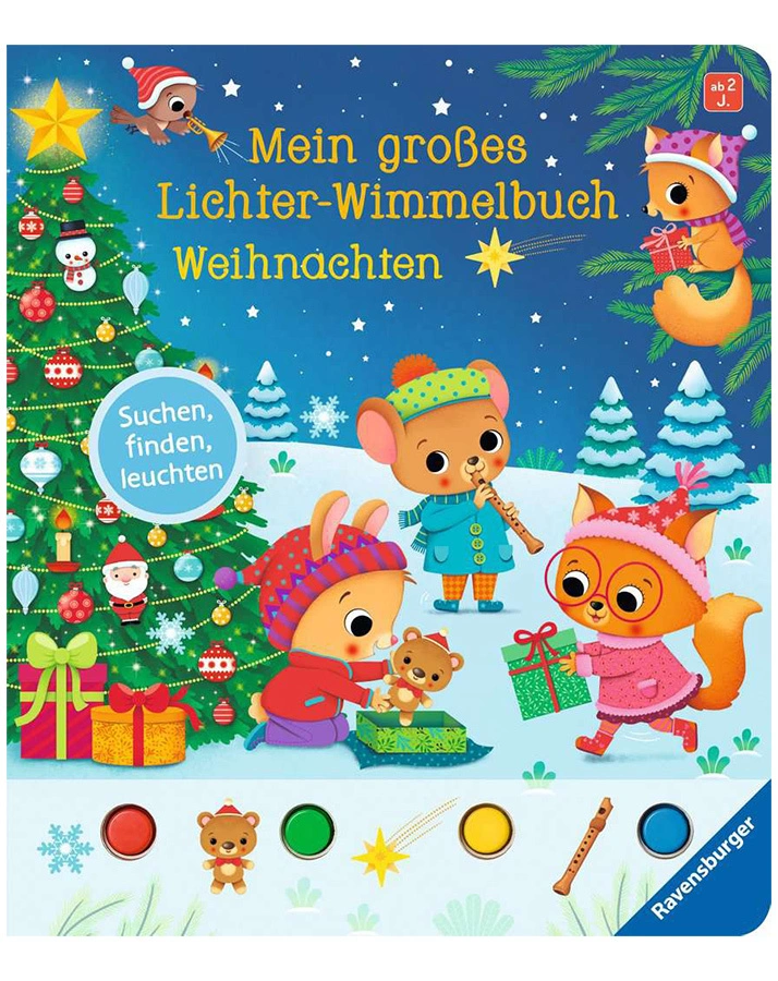 Mein großes Lichter-Wimmelbuch: Weihnachten
