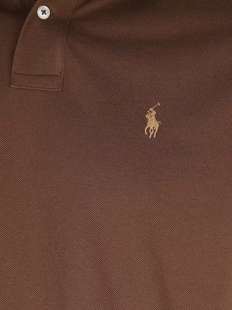 POLO RALPH LAUREN Poloshirt Custom Slim Fit braun