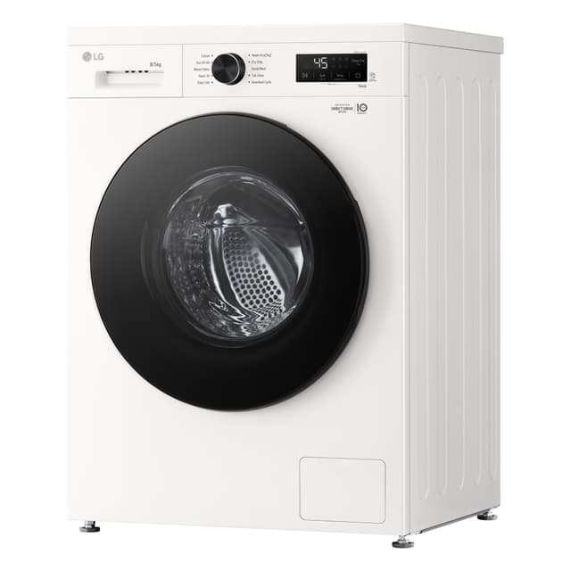 LG Kombineret vaskemaskine/tørretumbler W4X1085NWB