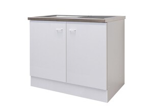 Spülenunterschrank Speed Weiß Nachbildung ca. 100 x 85 x 47