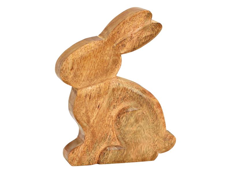 G. Wurm Hase 15 x 20 cm, Braun Sitzender Osterhase