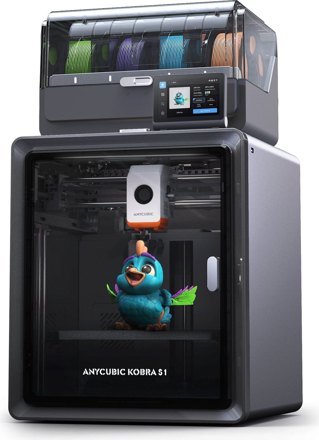 Anycubic  Kobra S1 Combo    2-in-1 Drucker & Multi Material System - Multicolor Druck auf Profiniveau