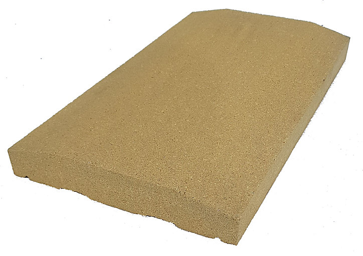 Dessus de mur coloris sable 28 x 50 x 5 cm