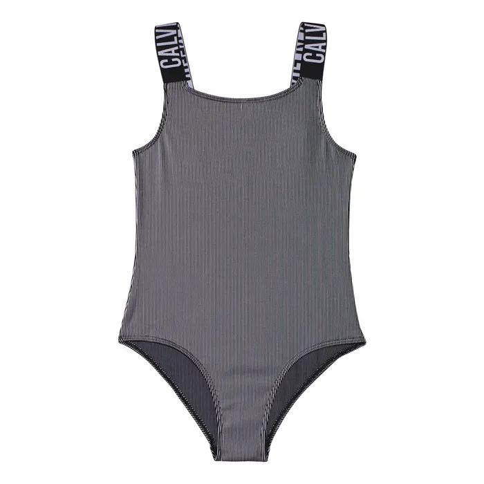 Calvin Klein Intense Power Rib Badpak Meisjes