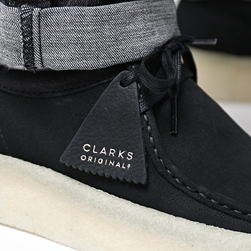 Chaussures Wallabee Cup Black Nubuck