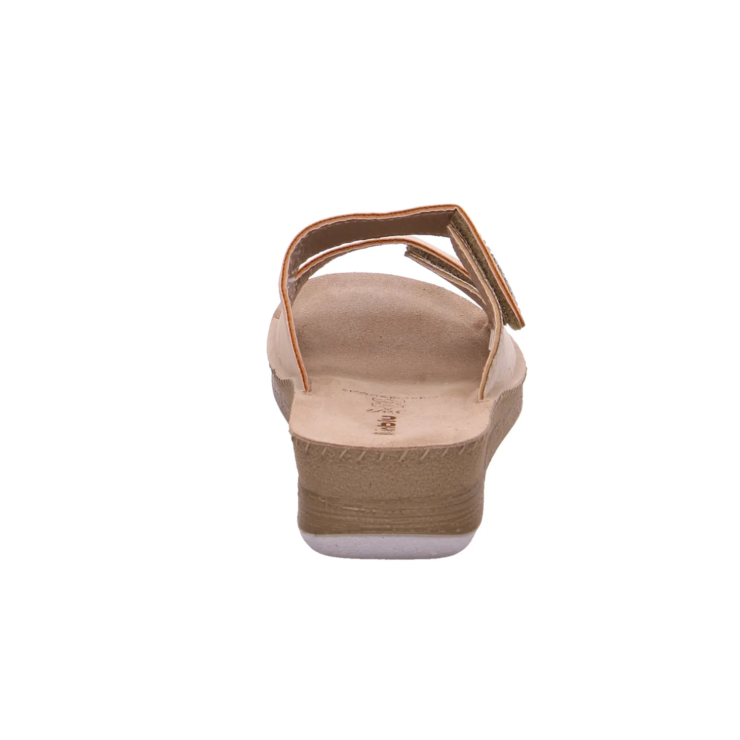 Pantolette Gold Lederimitat