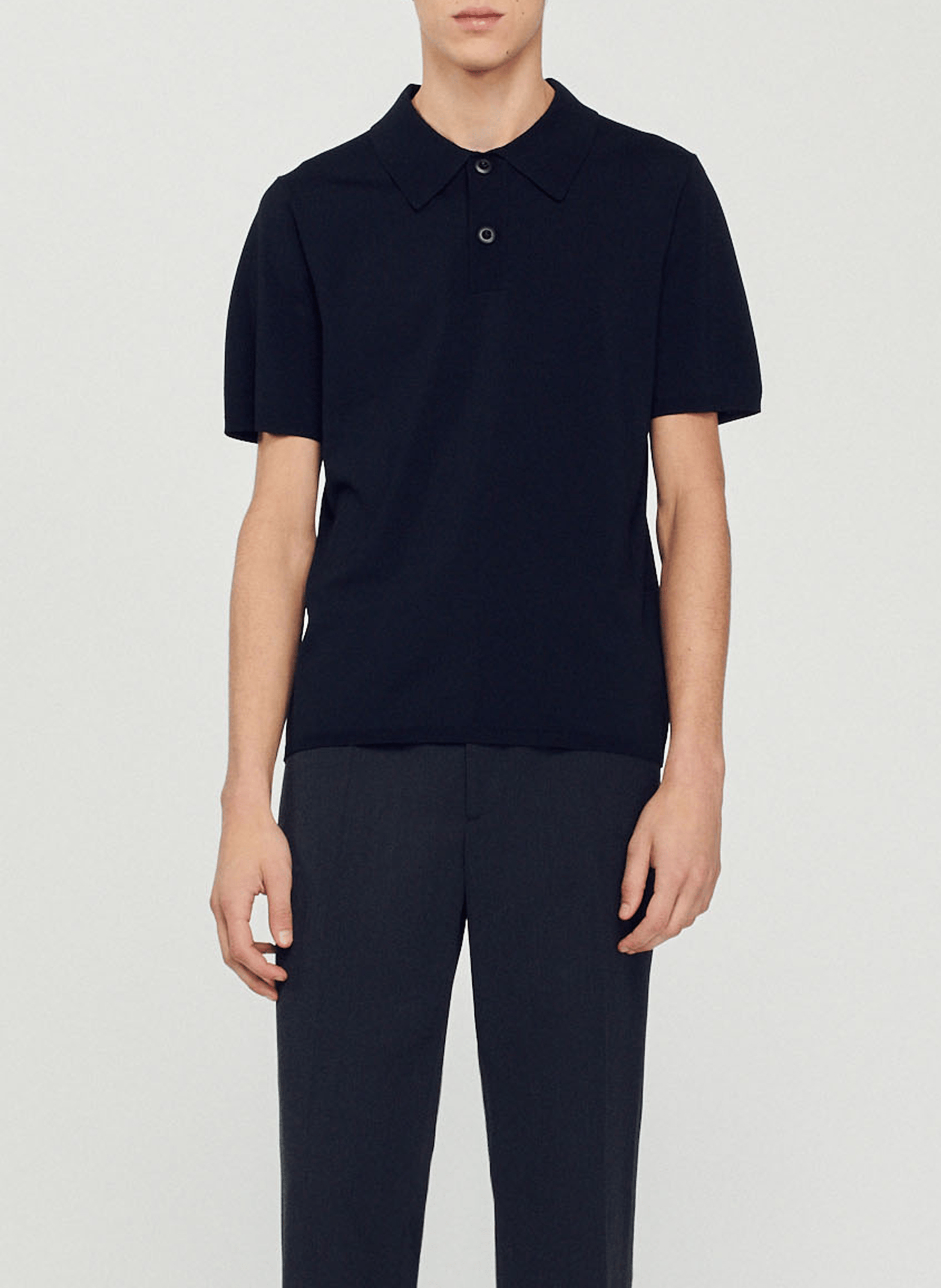 Polo regular fit| Noir