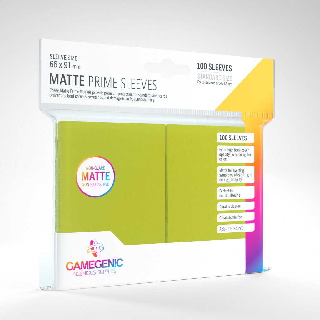Gamegenic - MATTE Prime Sleeves - 66 x 91 mm