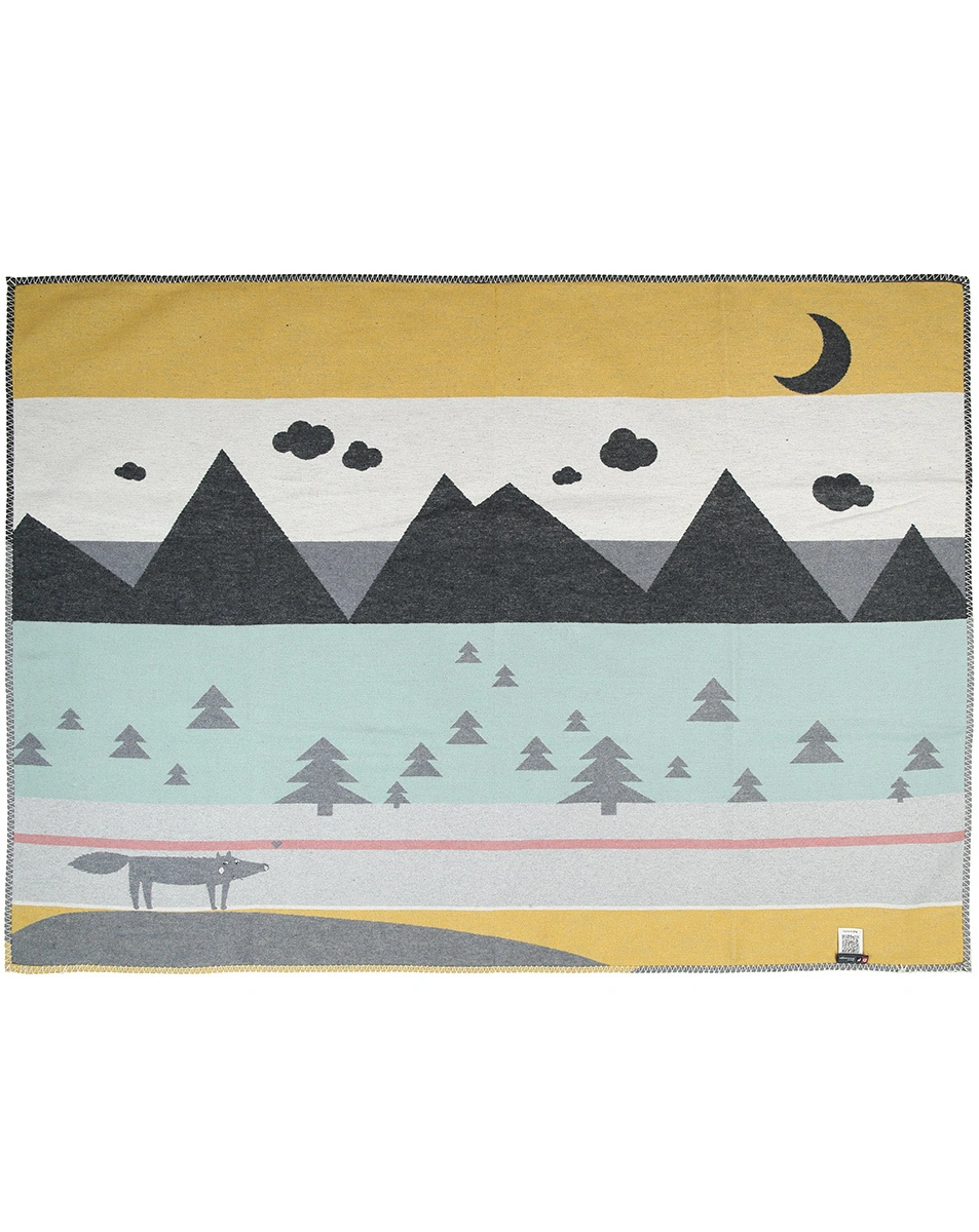 Schmusedecke WALDWOLF (100x140)