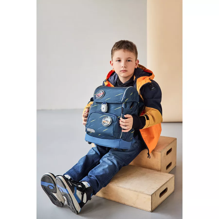 Belmil Schulranzen Premium Comfy Plus Set 5-teilig Orion Blue