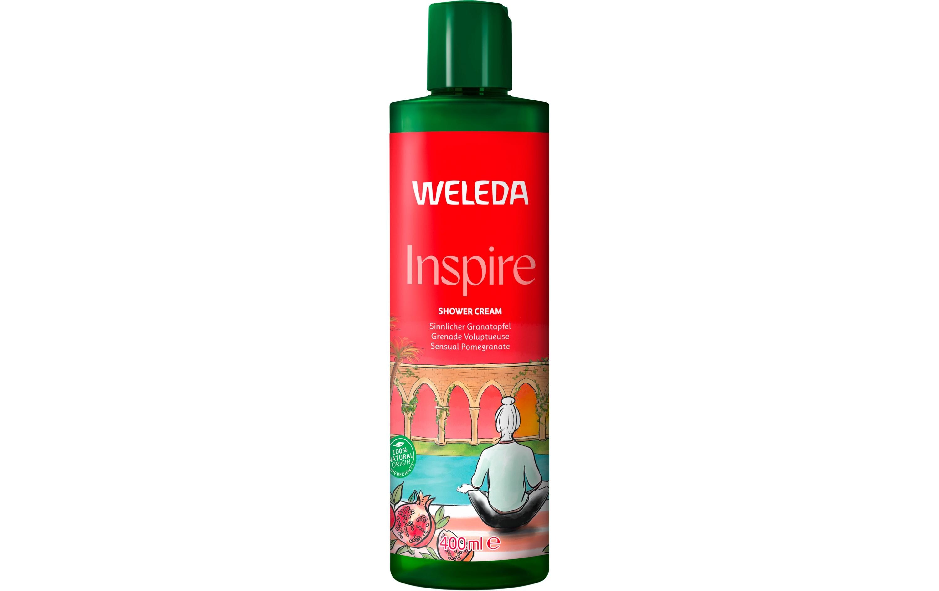 Cremedusche Inspire Granatapfel 400 mlNatürliche Pflegedusche, feminin, sinnlicher Duft für Körper und Geist