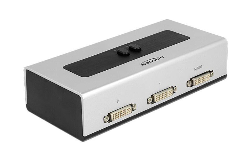 Switchbox DVI 2 Port DVI-I (24+5)Bidirektionaler Umschalter