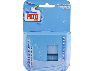 BLOCO PATO SANITÁRIO AZUL FRESCO RECARGA 2X40G