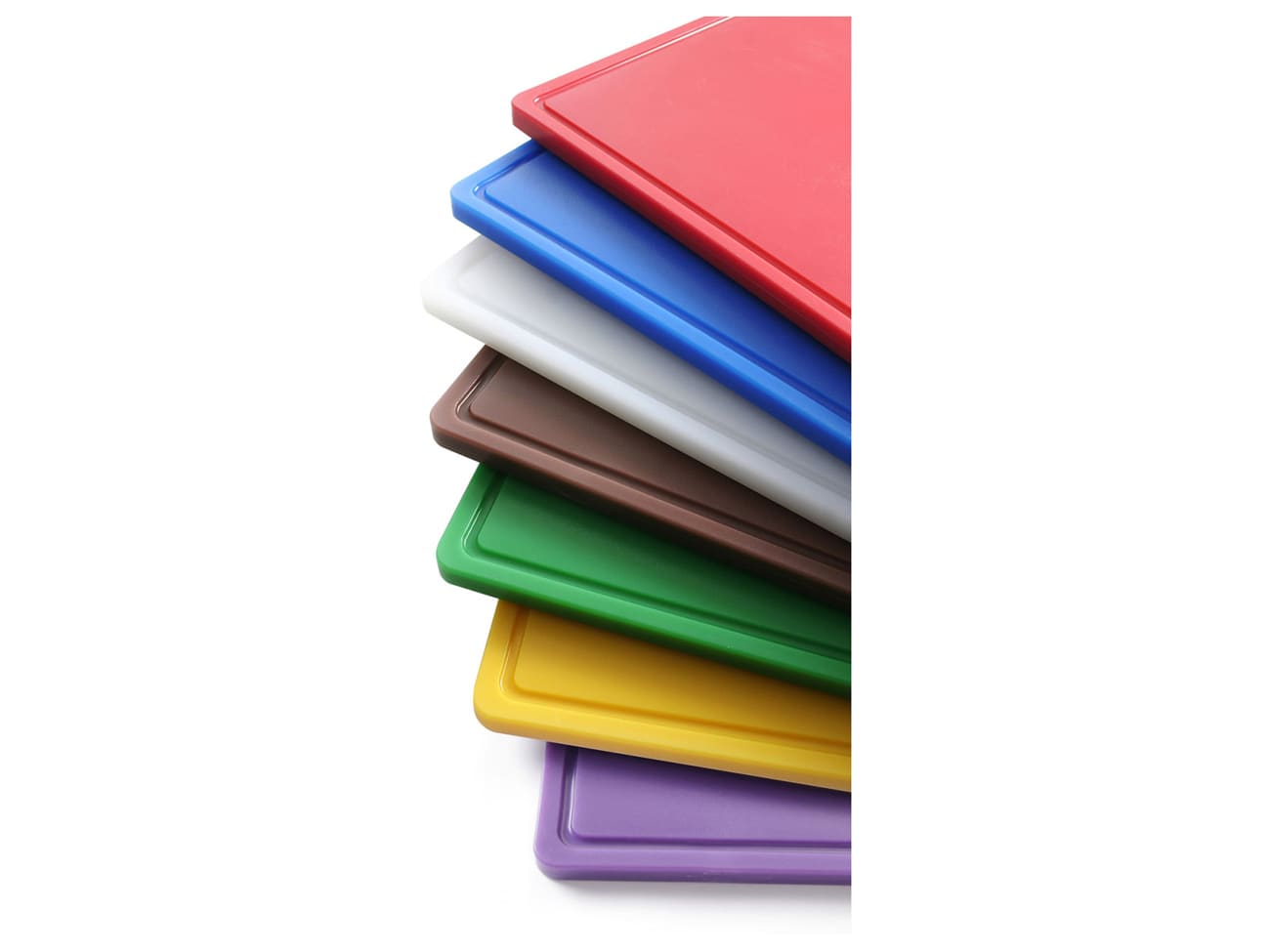 Planche à découper HDPE 500 - 53 x 32,5 cm - verte - Hendi