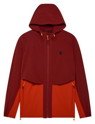Veste Coupe-Vent Homme Fox Survivalist Rouge