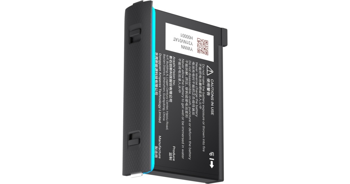 Insta360ONE X2 - Oplaadbare lithium polymeer batterij oplaadbare batterij  (Grijs/blauw)