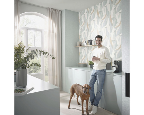Vliesbehang 10331-07 Elle Decoration 3 Grafisch Groen