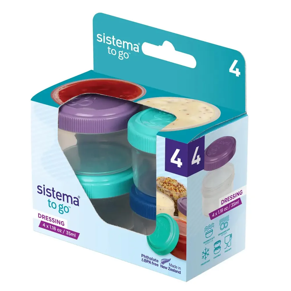 Sistema dressing TO GO - 4 x 35 ml.