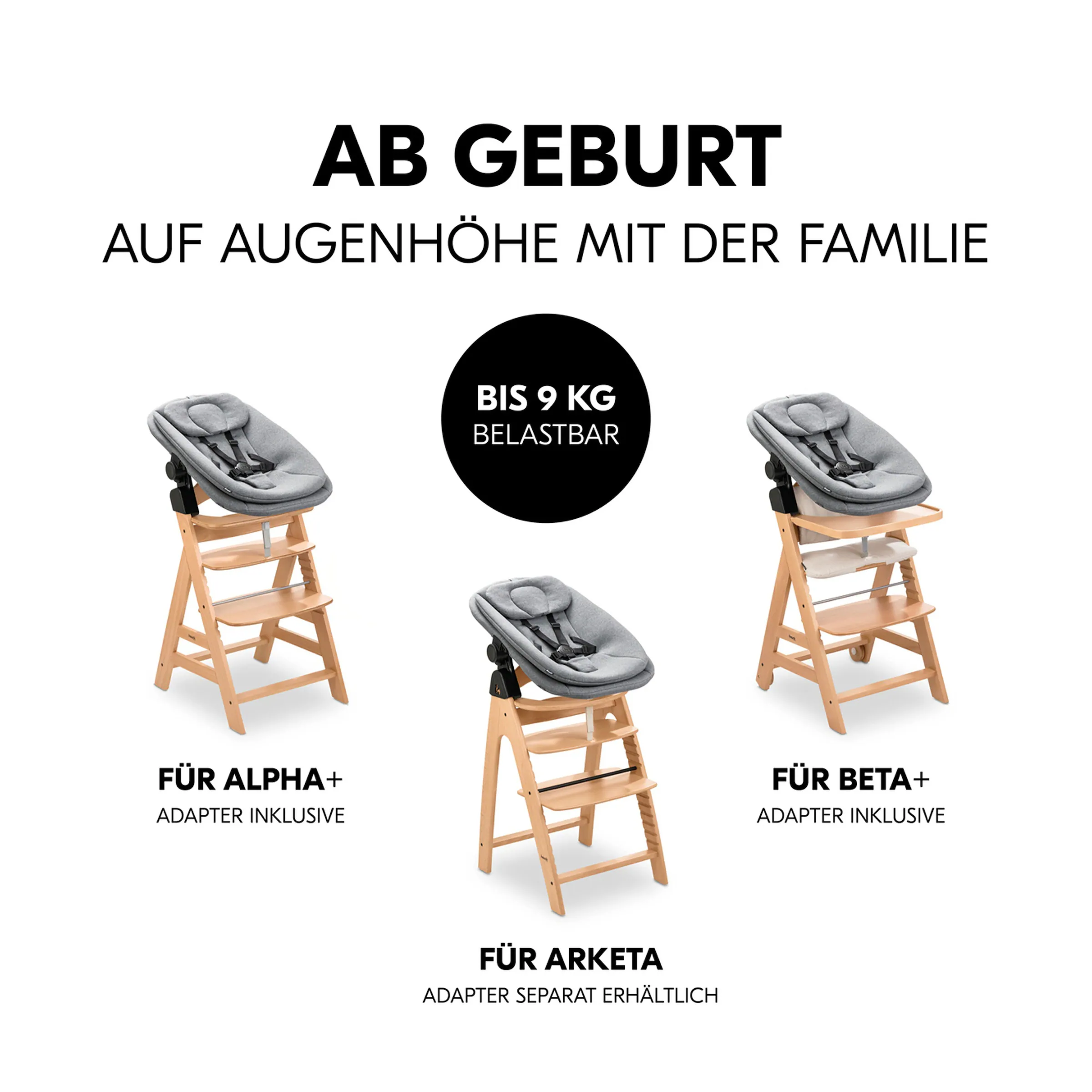 Hauck Babywippe Highchair Bouncer 3in1