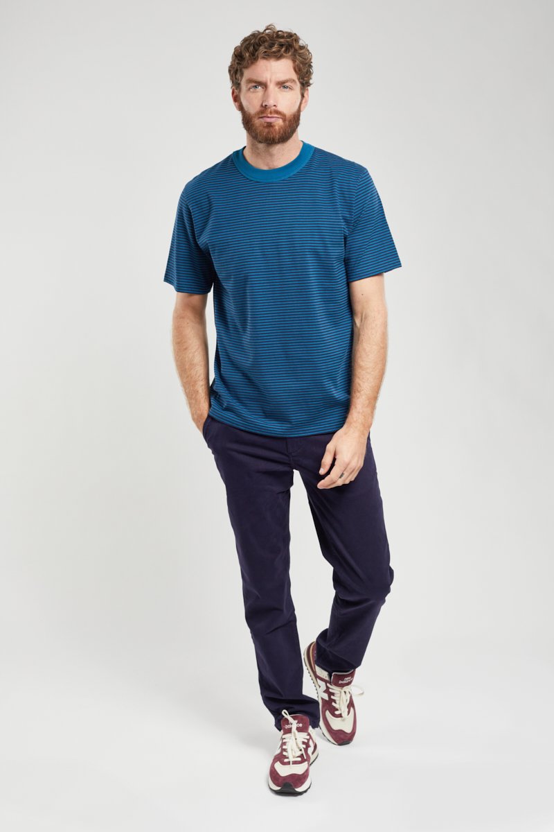 T-shirt rayé Héritage - coton léger