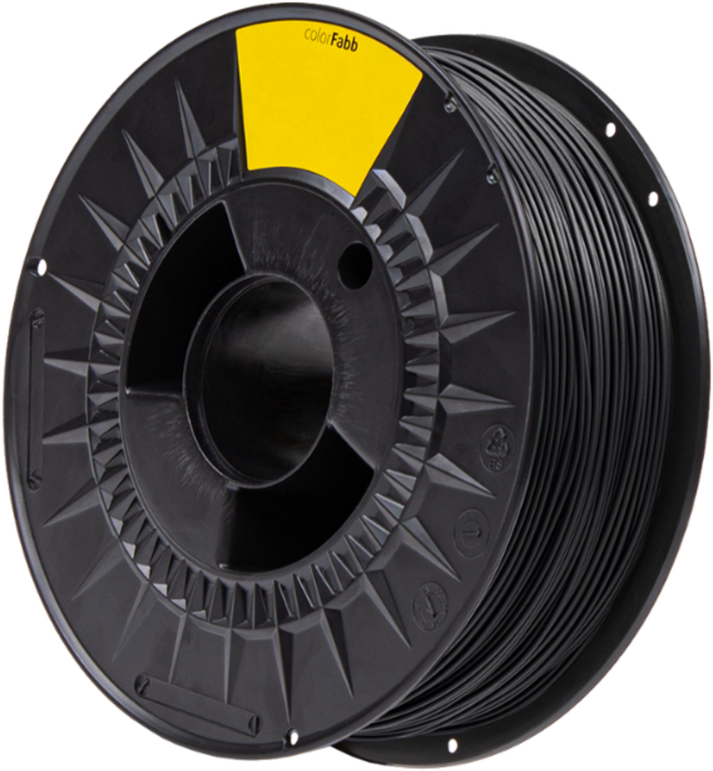 colorFabb  PLA High Speed Pro Jet Black, 1,75 mm / 1000 g    Neue Dimension des PLA Druckens in Jet Black