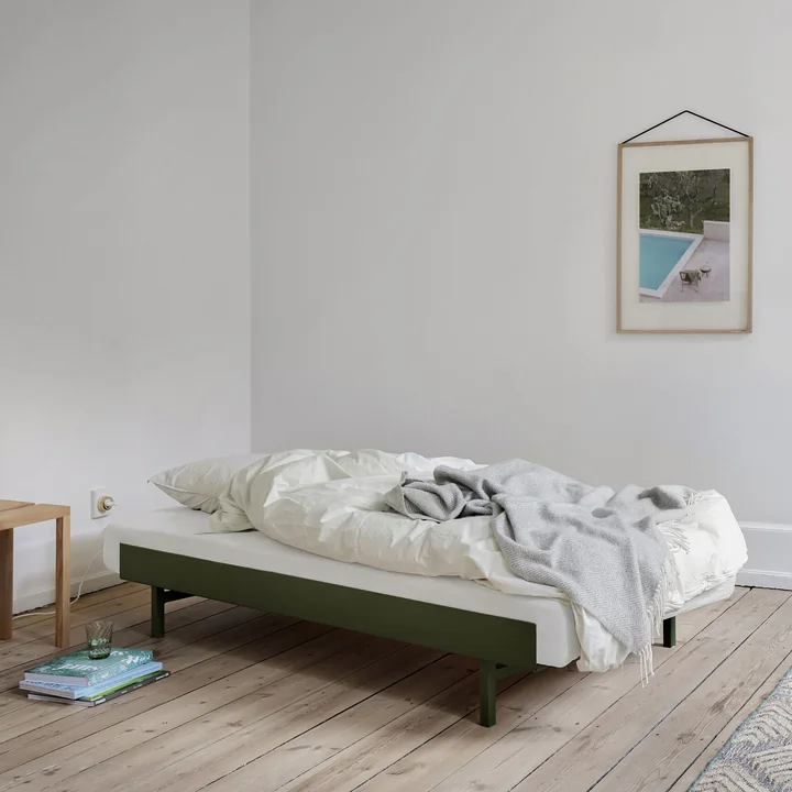 Moebe - Bett 90 cm, terrakotta