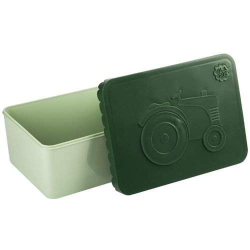Blafre lunchbox tractor donkergroen