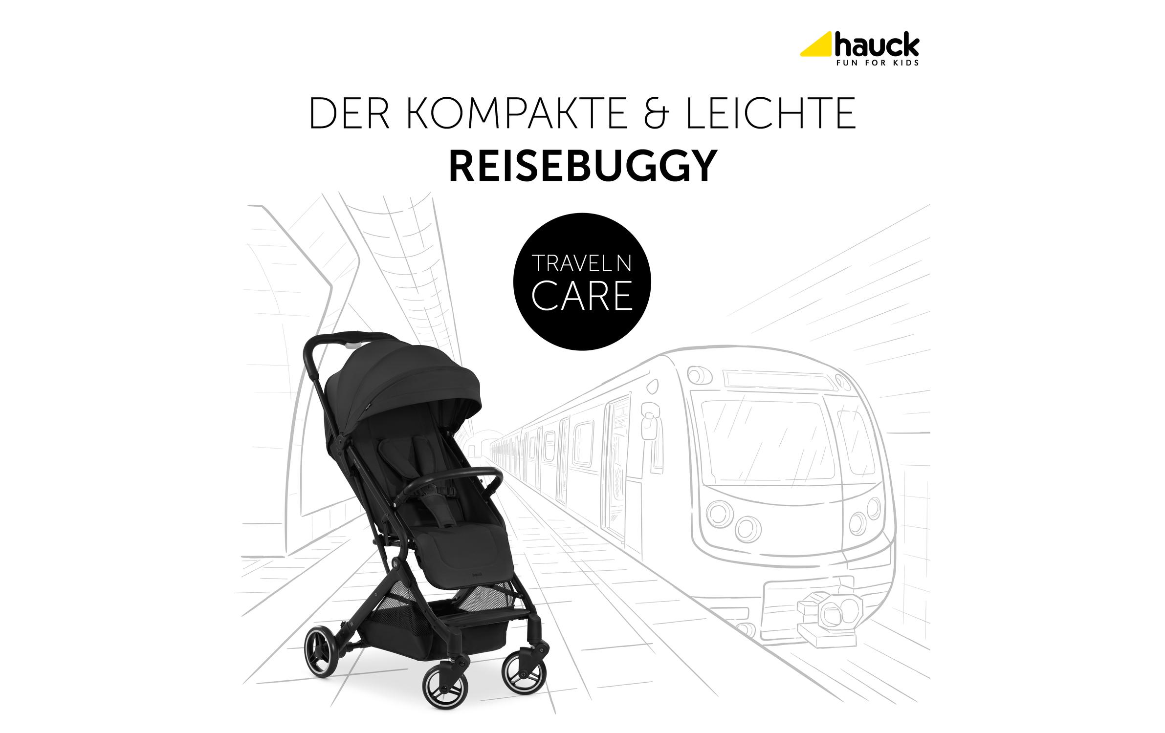 Buggy Travel N Care Schwarz<br>Handlicher, kompakt verstaubarer Kinderwagen