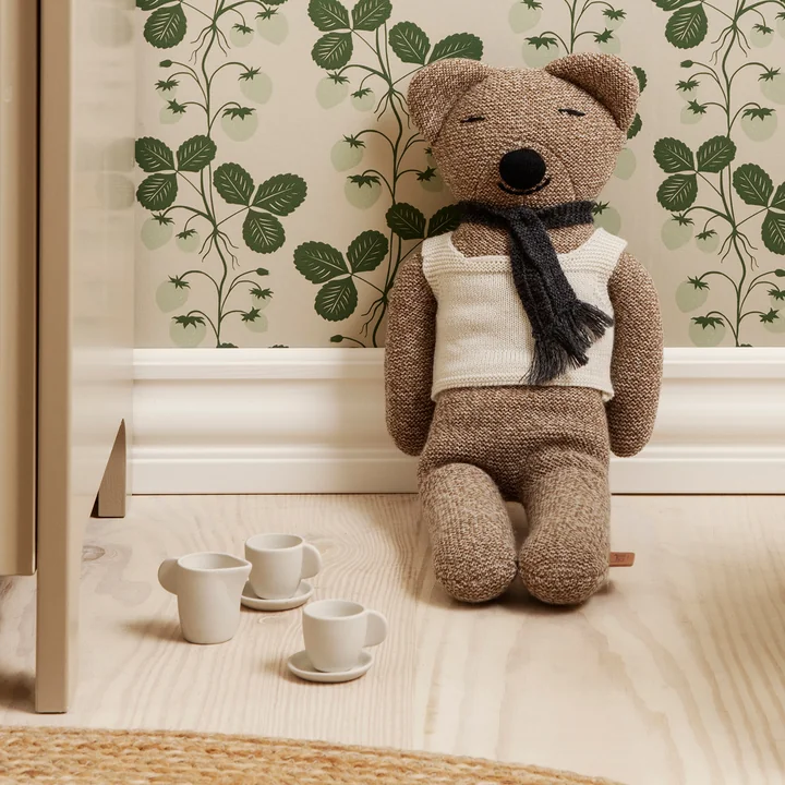 Ferm Living - Roy Teddybär, sugar kelp melange