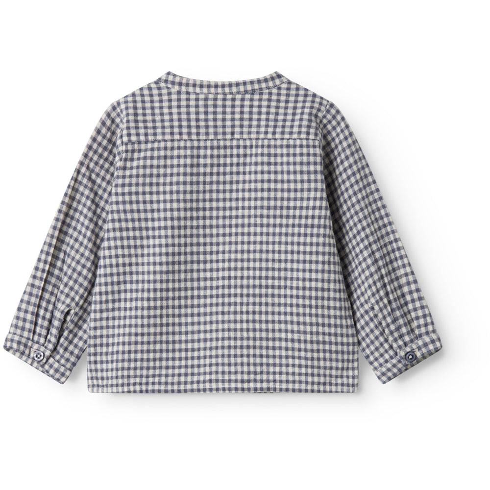 Køb MarMar Cotton Linen Marine Check Totoro Skjorte