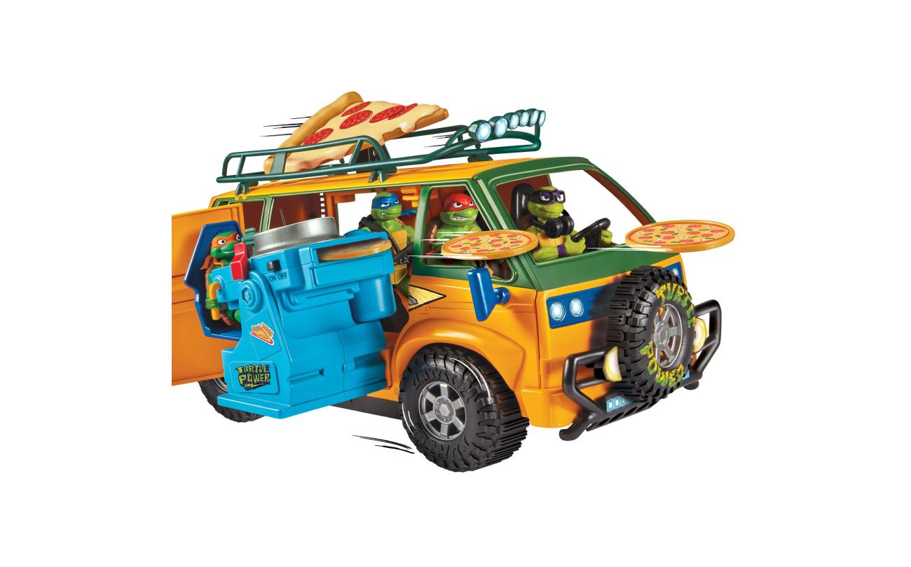 Ninja Turles movie Pizza Van met pizzawerper