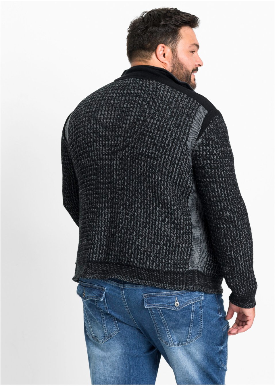 Gilet en maille structurée