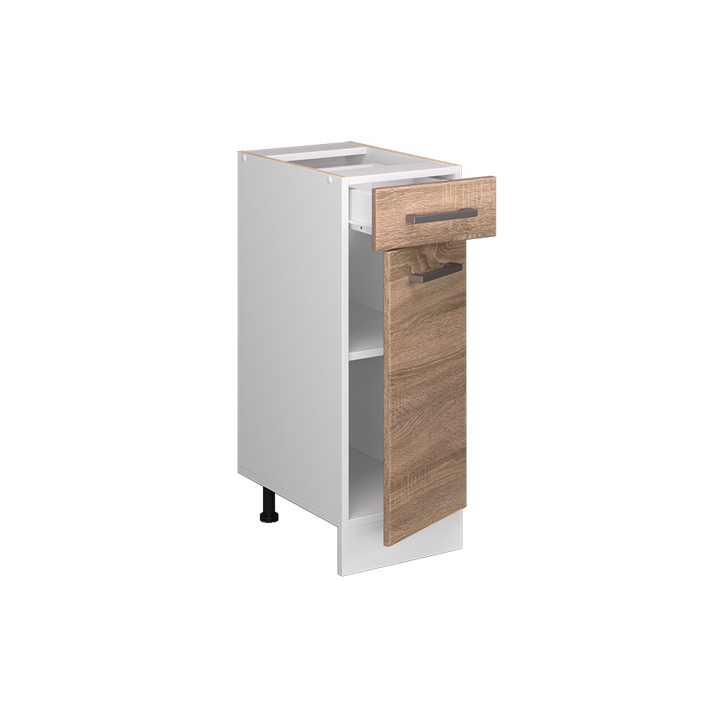 Vicco Schubunterschrank Küchenschrank Küchenzeile R-Line 30 cm Weiß Sonoma Tür Schublade