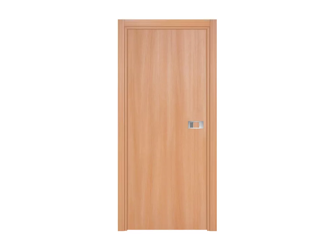 Bloc-porte Miro avec poignée Exclusive grise, H.204 x l.93 cm, aspect chêne naturel