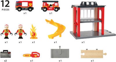 BRIO World 33833 Hovedbrannstasjon