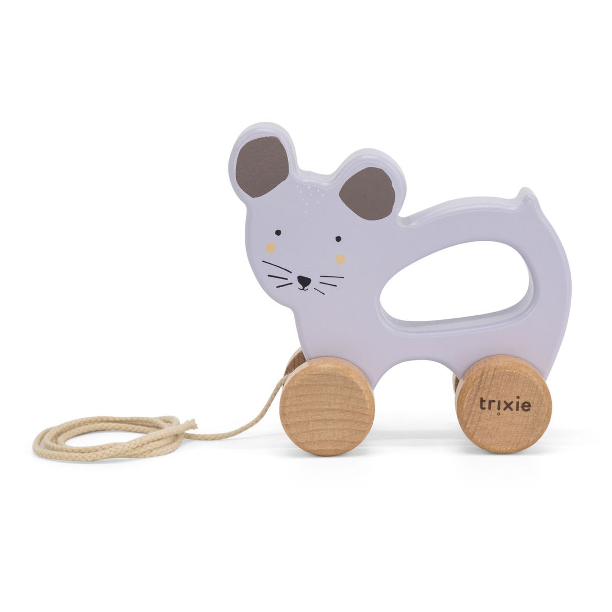 trixietrixie   Holz Nachziehtier Mrs. Mouse