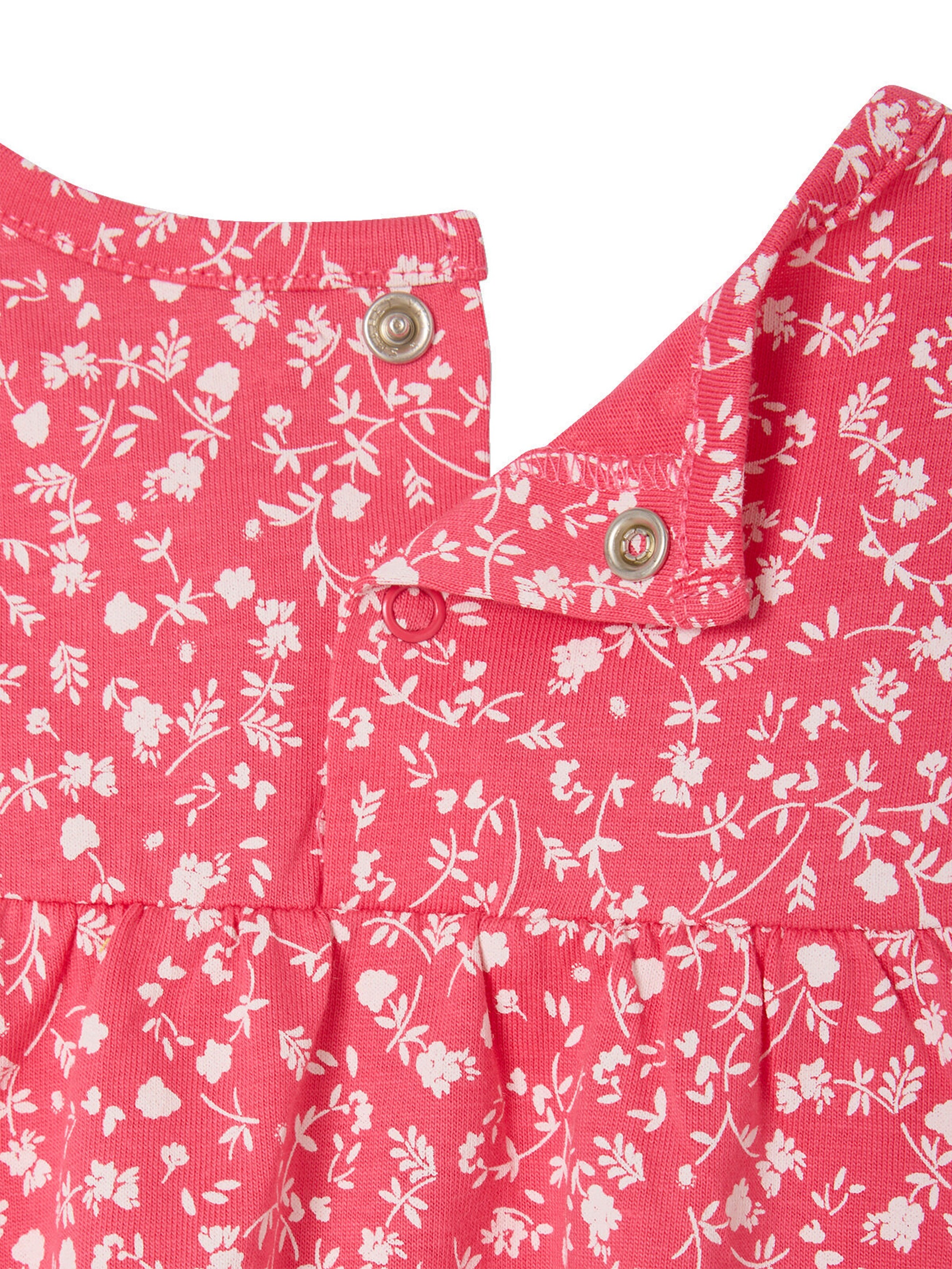 Vertbaudet Baby T-Shirt mit Volantärmeln fuchsia