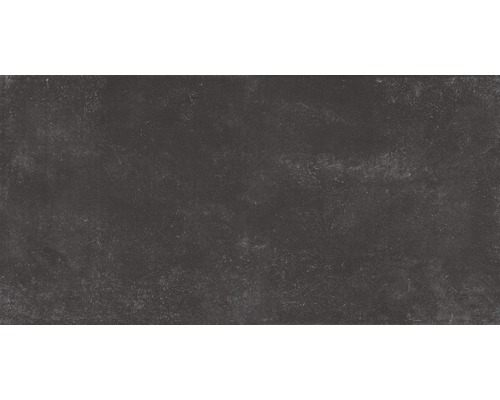 Porseleinen wand- en vloertegel Marlin zwart 30x60 cm