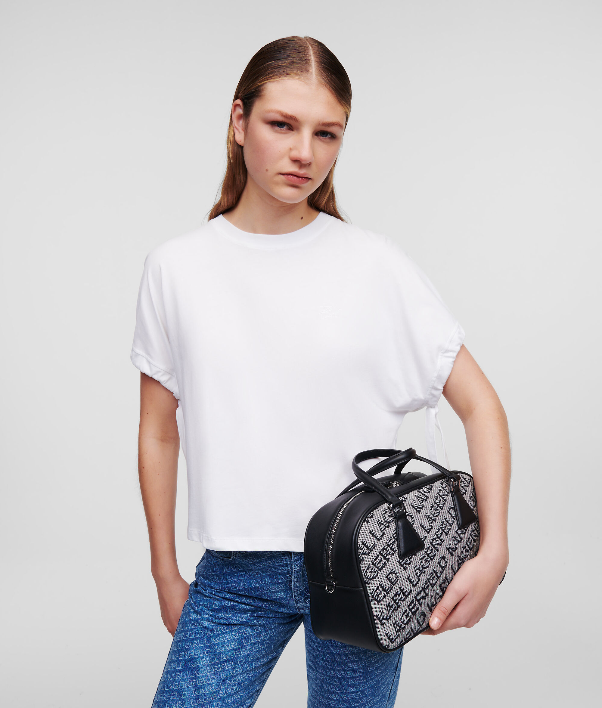 SAC BOWLING EN JACQUARD K/ESSENTIAL