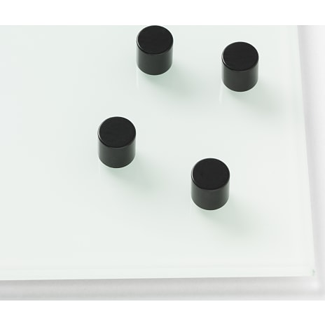 Naga cylinder magneter 4 stk. - sort