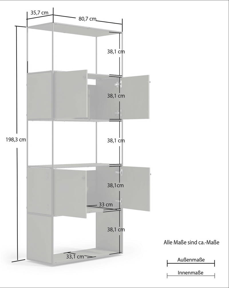 Novel Aktenregal 80 BRERA OFFICE