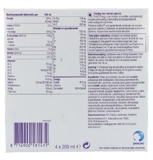 Nutricia Fortifit Energy Aardbei 4ST