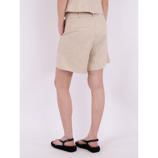 Neo Noir Sega Heavy Linen Shorts, Sand, 34