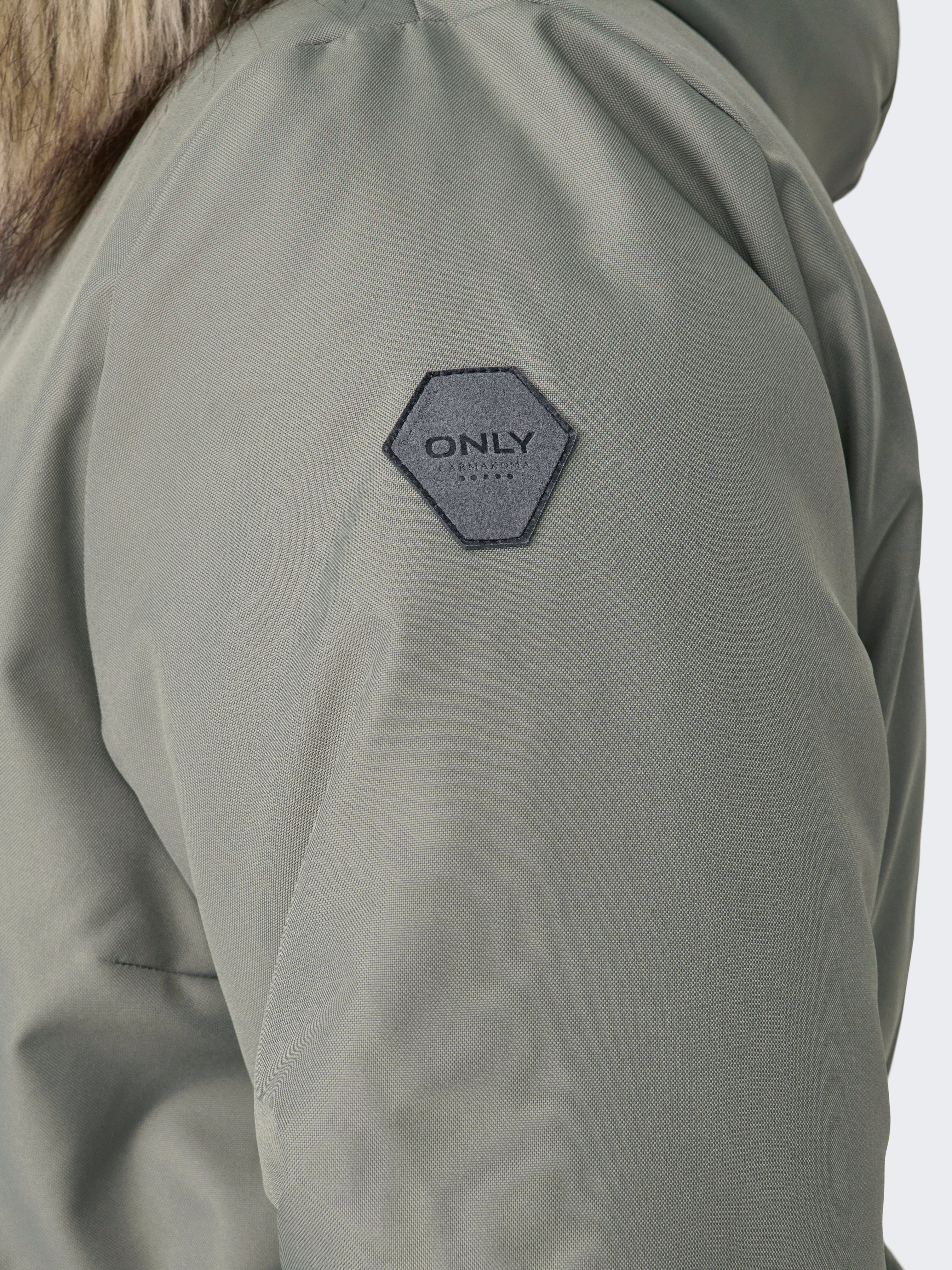 CARIRENA Langer Parka Shadow