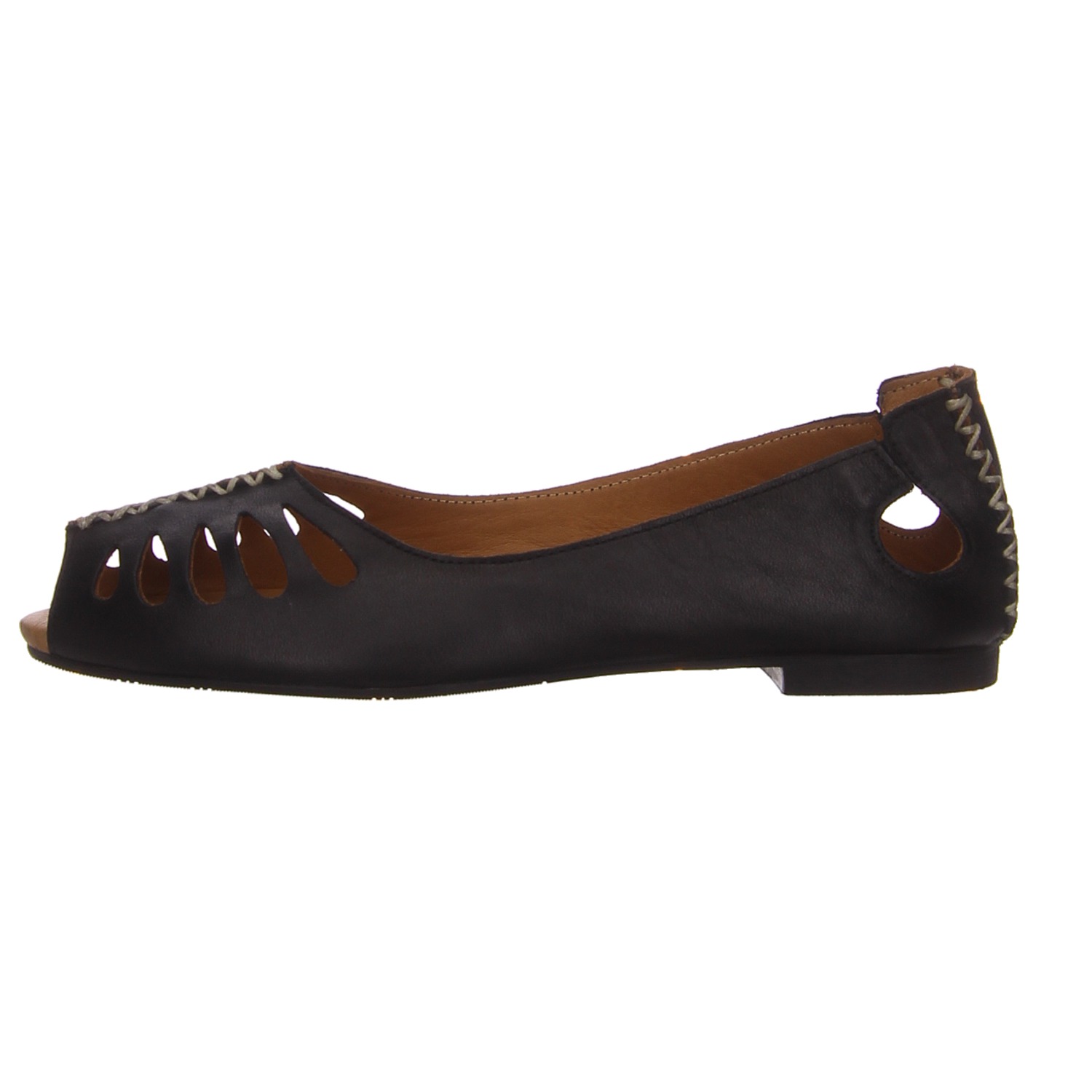 elbandi Peeptoe schwarz schwarz