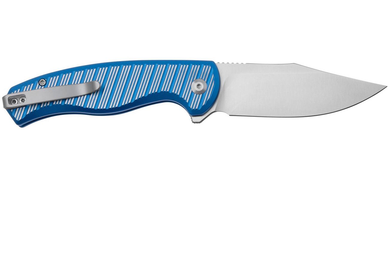 CIVIVI Stormhowl C23040B-2 Satin Nitro-V, Milled Bright Blue Aluminum, zakmes