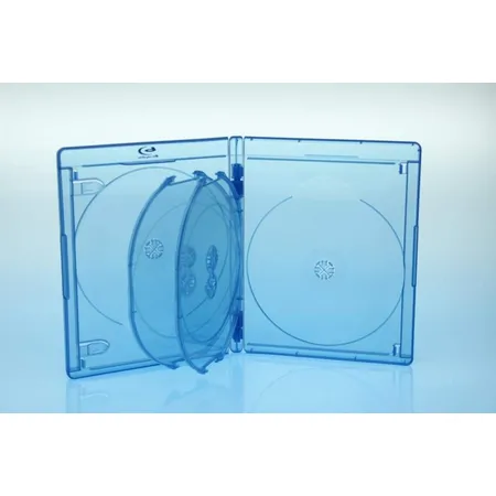 MediaRange BluRay 6er Hüllen, 15 mm, blau, 5 Stück