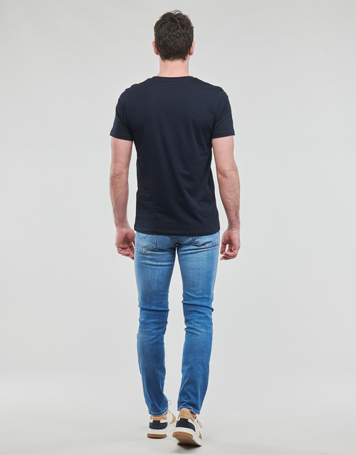 Jack & Jones - JJATLAS TEE SS CREW NECK - Marine
