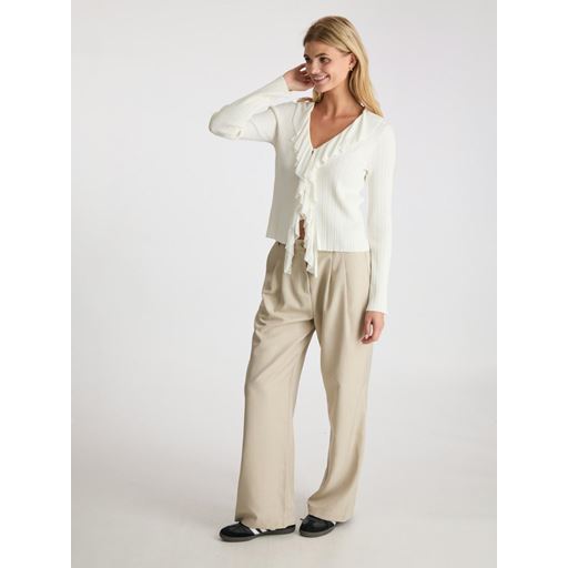 Neo Noir Sahni Knit Bluse, Off White, 36