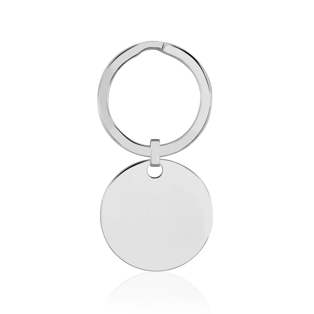 Porte Clefs Shai Acier Blanc